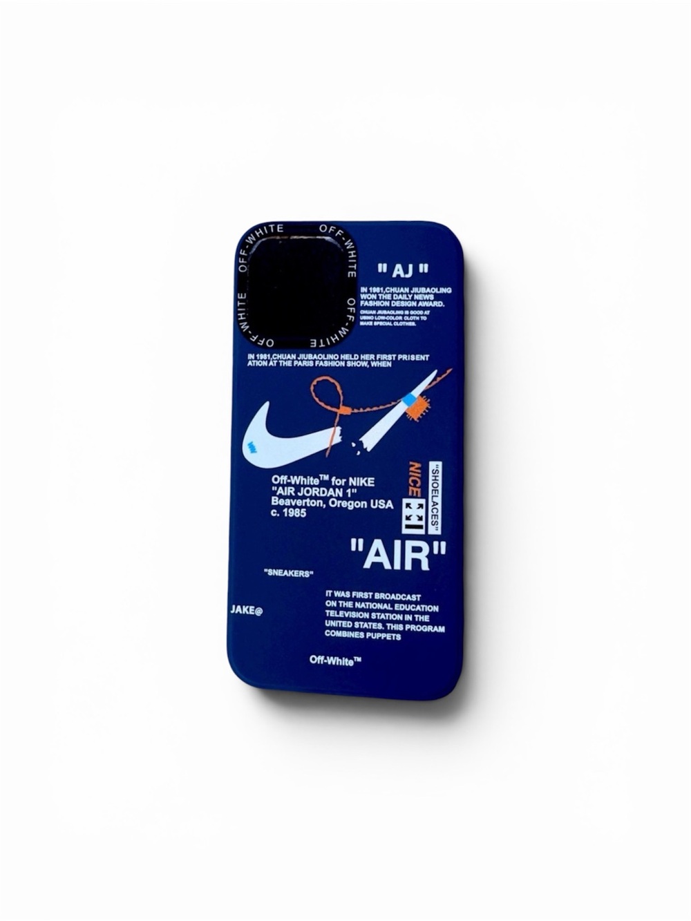 Off-White Blue Industrial Style Phone Case